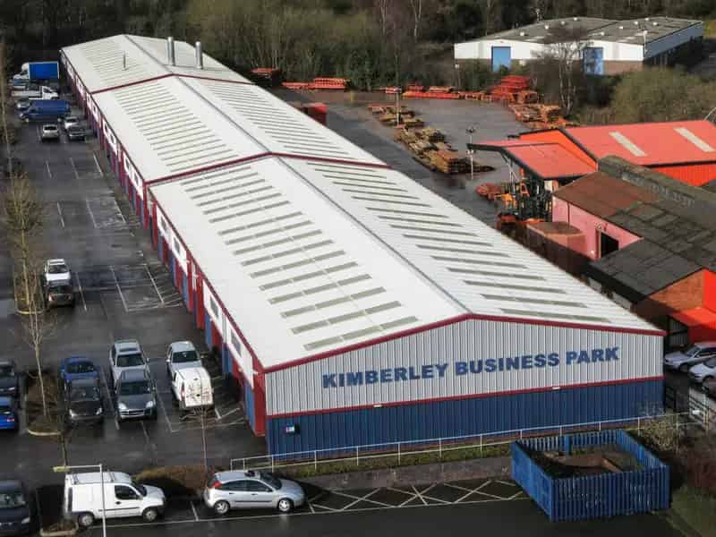 Kimberley Business Park Units: Modern Steel Warehouses for Lease