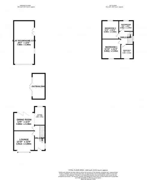 3 Bedroom Semi-Detached House with 2 Outbuildings - Cash Buyers Only
