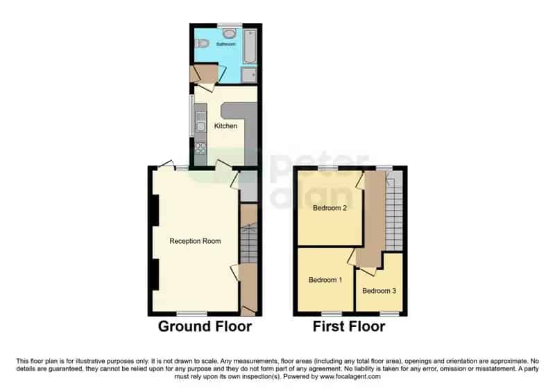 3 Bedroom End Terrace House Abertillery Valley Views