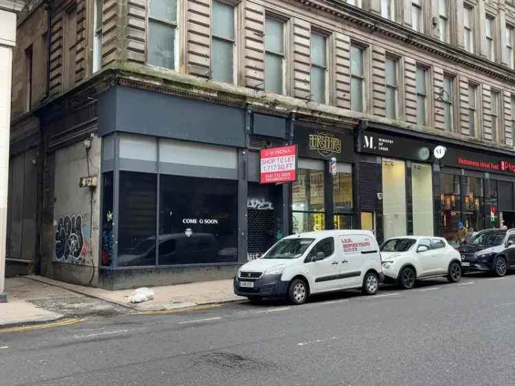 Glasgow City Centre Retail Unit - Class 1A 3