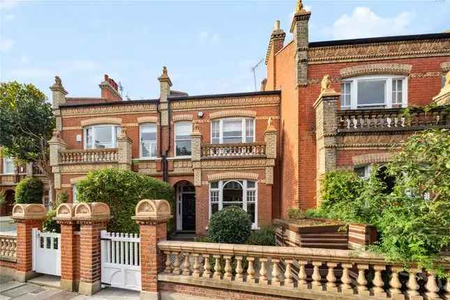 Terraced house for sale in Ranelagh Avenue, Barnes, London SW13