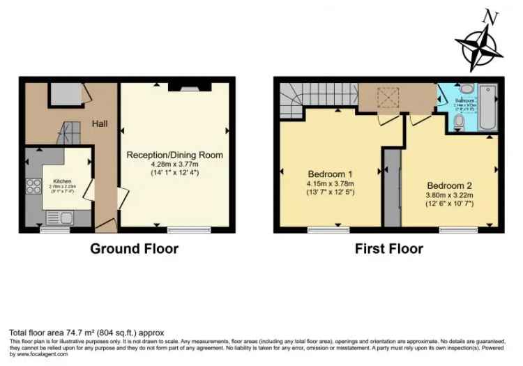 2 Bedroom Mews House with Off-Street Parking Near 3 Stations