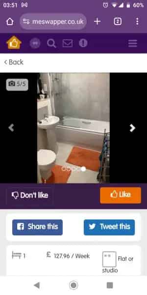 1 Bed Flat Open Plan New Build