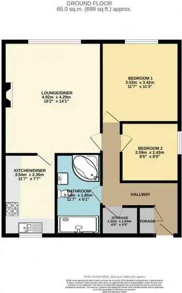 2 Bedroom Apartment for Over 50s Retirement Living