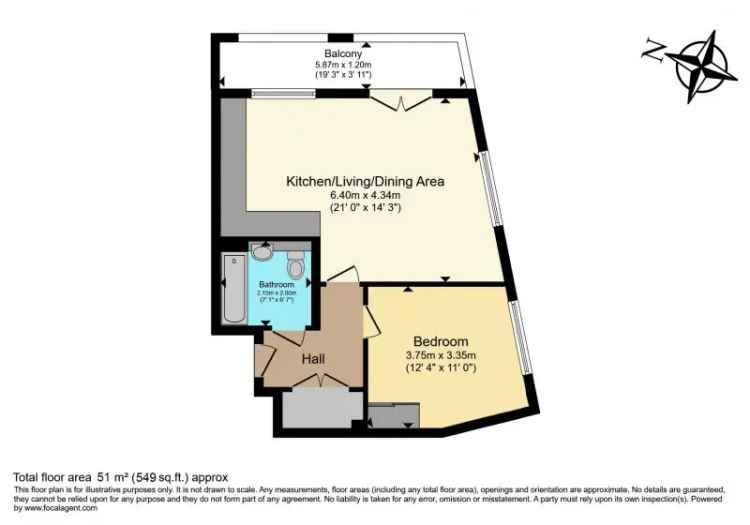 1 bedroom  Flat