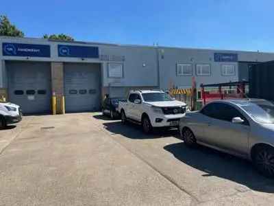 Industrial Unit Steel Portal Frame High Eaves Loading Door CCTV