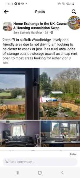 2 Bed House with Garden and Plenty of Storage