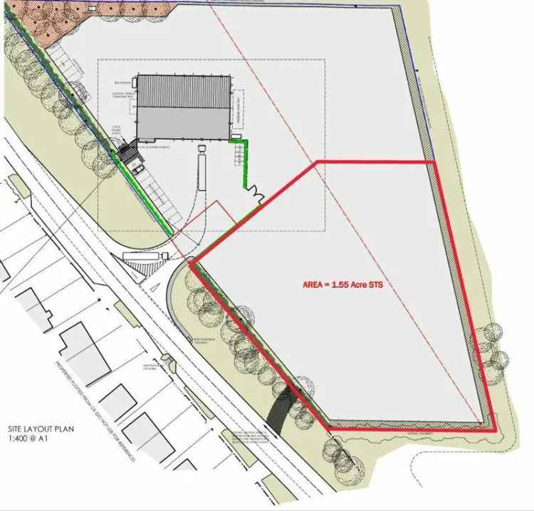 1.5 Acre Roadside Plot For Sale Near Norwich Airport