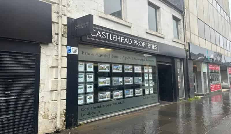 Paisley Town Centre Retail Office Unit 1110 SQFT