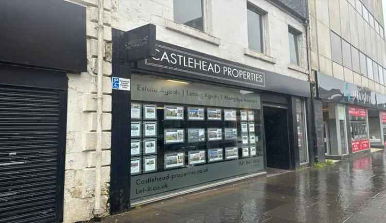 Paisley Town Centre Retail Office Unit 1110 SQFT