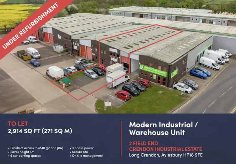 Warehouse Unit for Lease 2914 sq ft