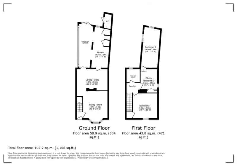 2 Bedroom End Terrace House in Chilham