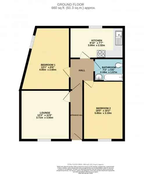2 Bedroom Flat near Great Lines Heritage Park