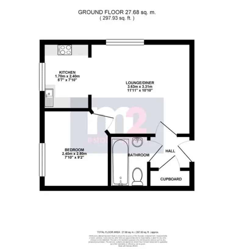 1 bed flat for sale