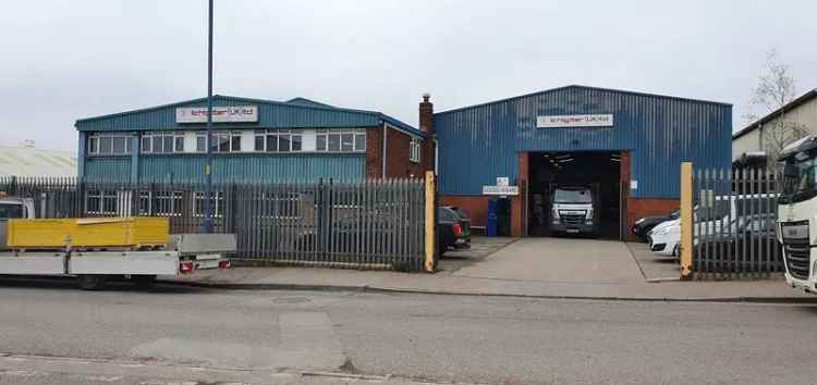 Industrial Warehouse For Sale Bloxwich Two Cranes Loading Door