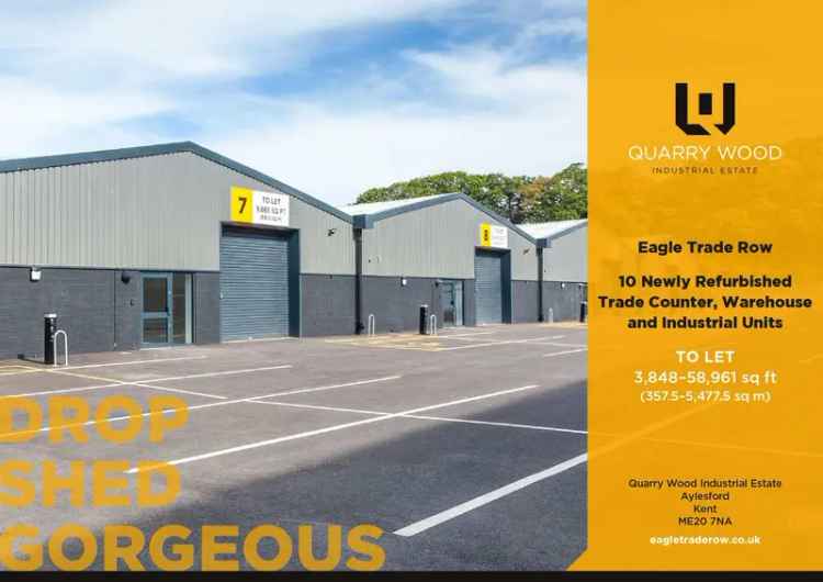Refurbished Trade Counter Warehouse Industrial Unit To Let