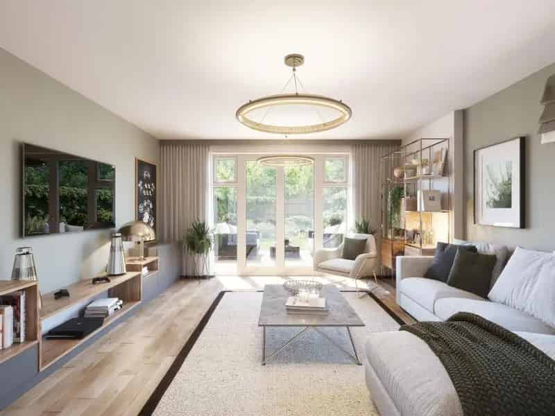 4 Bed House For Sale Overlooking Green Space
