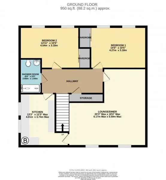 2 Bedroom First Floor Maisonette Near Amenities