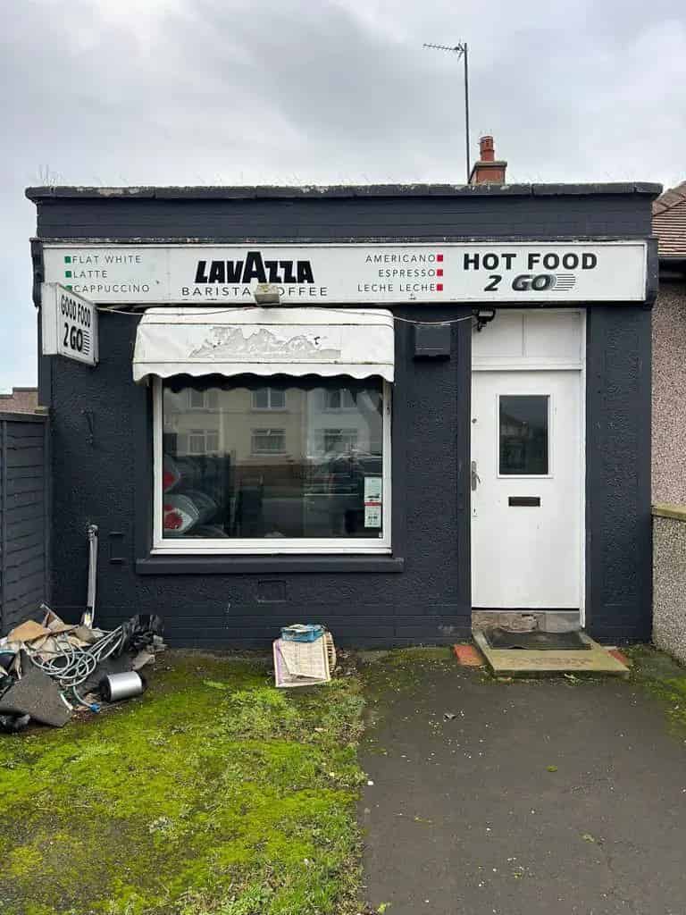 Takeaway Unit for Sale - Traditional Brick Construction