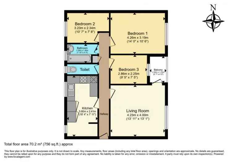 3 Bedroom Flat East Ham Spacious Apartment Balcony Modern Bathroom Secure Entry