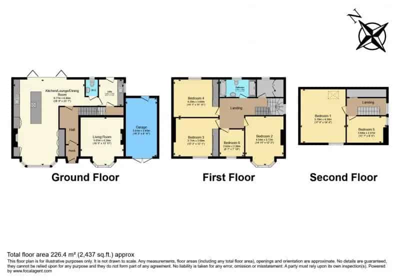 6 bedroom  Detached house