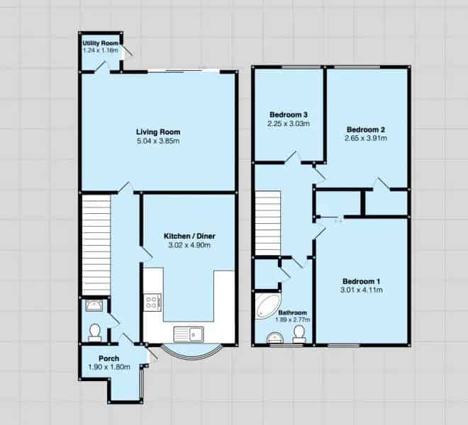 3 Bedroom Terraced House For Sale