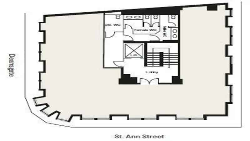 Commercial property For Rent , 1, St. Ann Street, Manchester, England