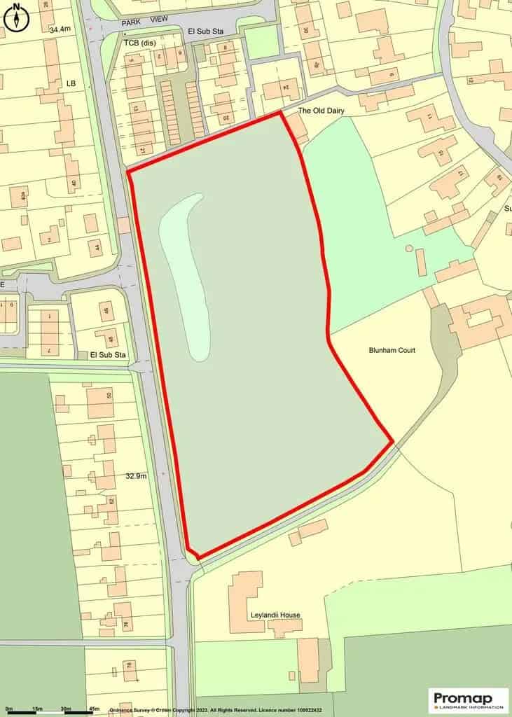 4.75 Acres Pasture Land Blunham Bedfordshire