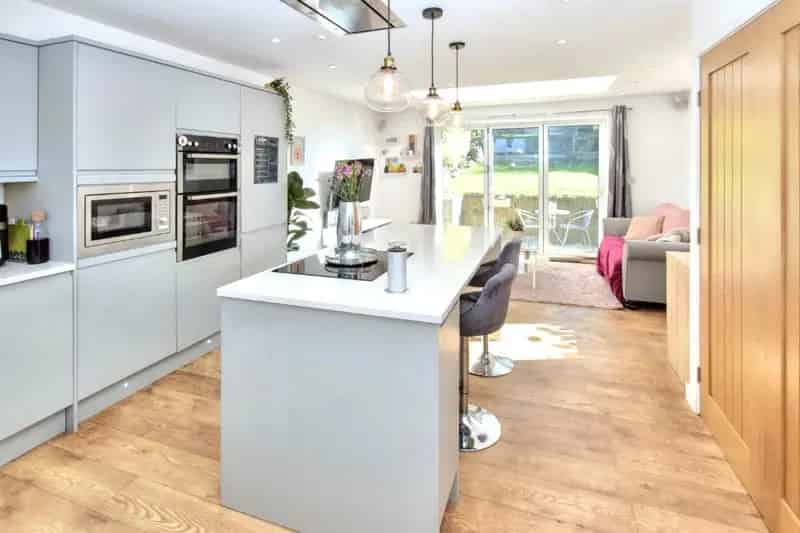 Extended Semi Detached Home with Modern Kitchen and Garden