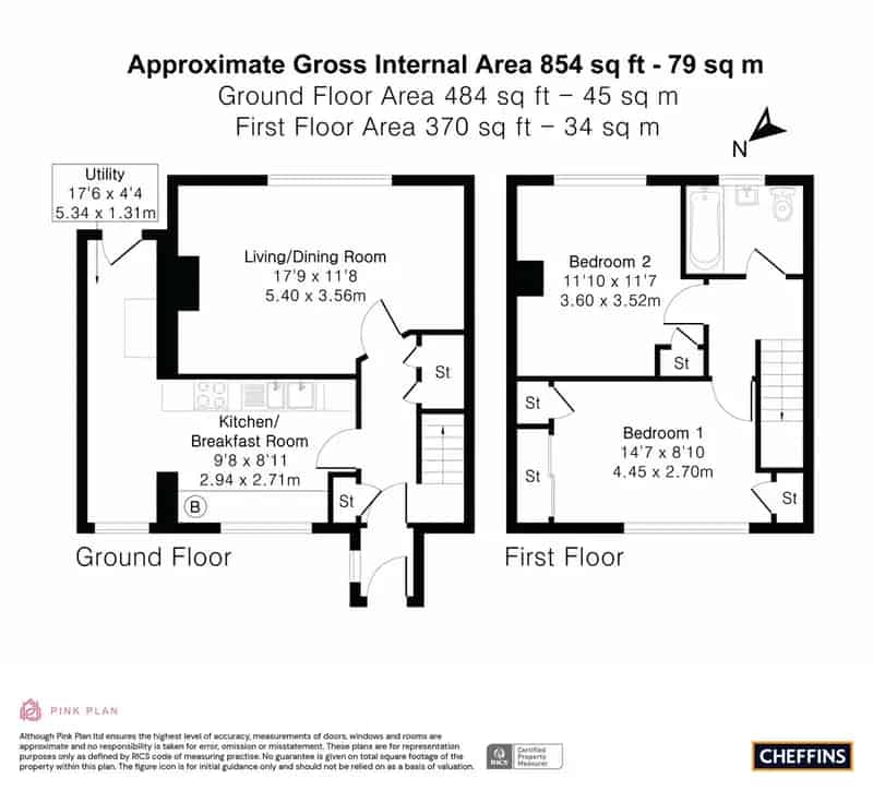 2 Bedroom Semi Detached House to Rent Near ARM Addenbrookes