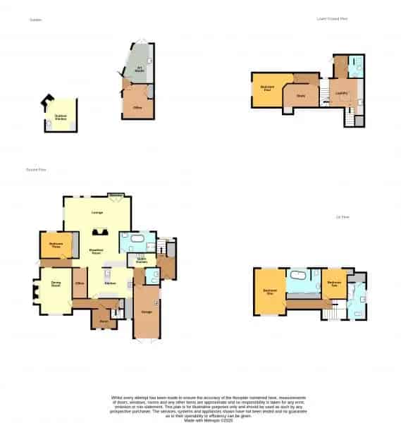 4 Bedroom Detached House with Extensive Garden and Outbuildings