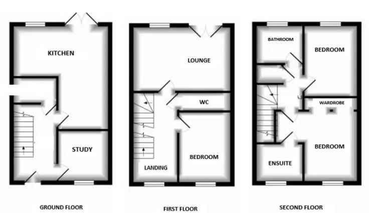 Three Bedroom Terraced House Stamford Driveway Garage Garden