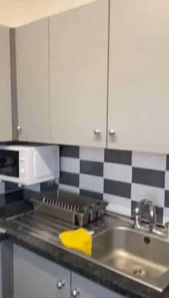 Spacious Room and Living Room with New Bathroom and Kitchen