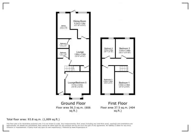4 bedroom  Terraced house