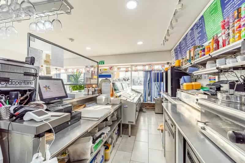 Fish and Chip Shop Restaurant with Three Flats