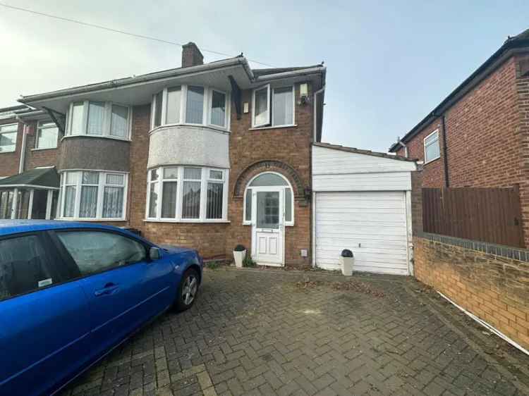 3 Bedroom Semi Detached House Great Barr