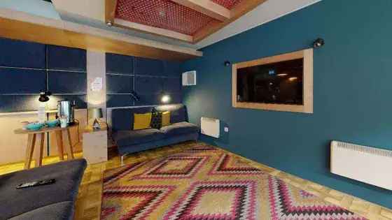 1 Room Flat 46m2 London Modern Flat with Gym