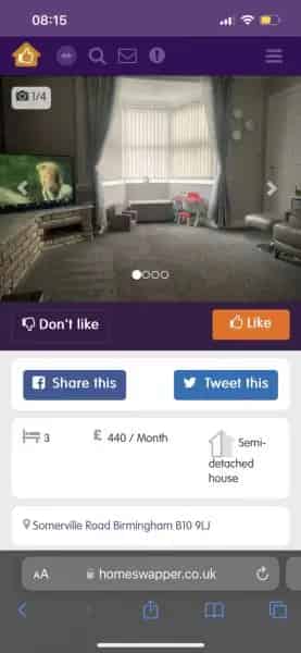 3 Bedroom House Large Garden Needs Some Work
