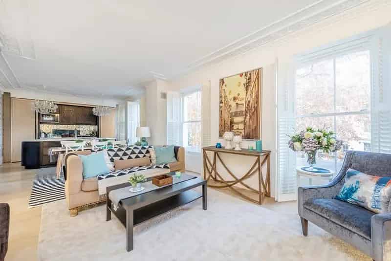 3 Bedroom Apartment Westbourne Garden Square Modern Appliances