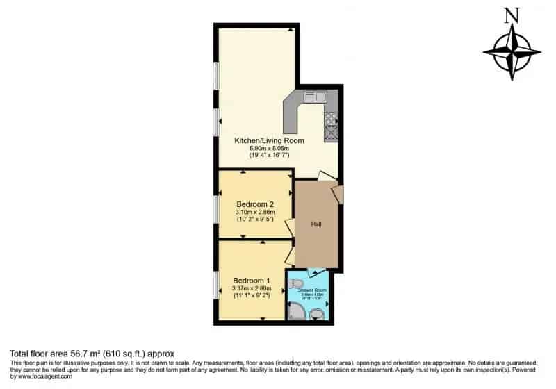 2 Bedroom Flat Knowle Bristol Modern High Spec Appliances