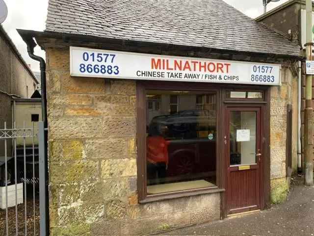Hot Food Takeaway For Let in Milnathort