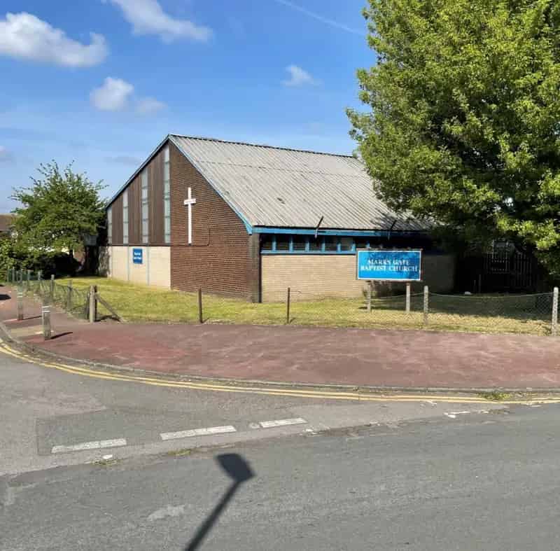 Church and Bungalow near Public Transport