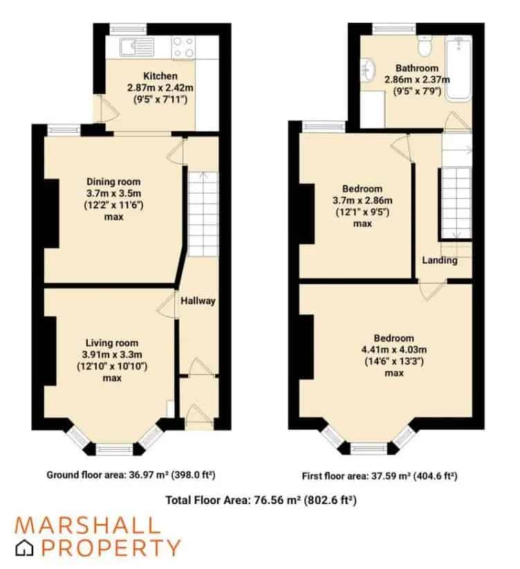 2 Bed Terrace House For Sale Mossley Hill