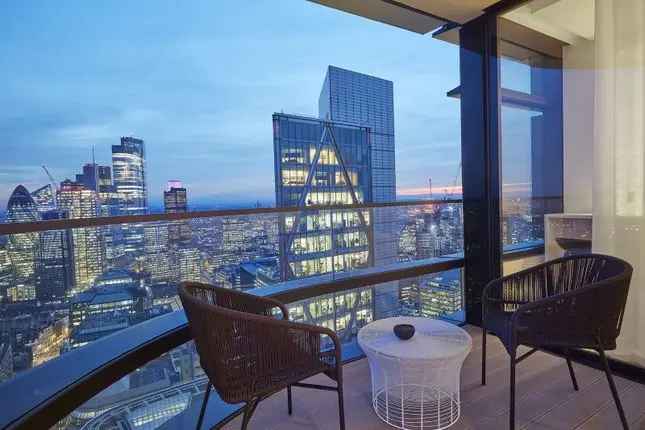 Luxury Flat for Sale in London EC2A Principal Tower