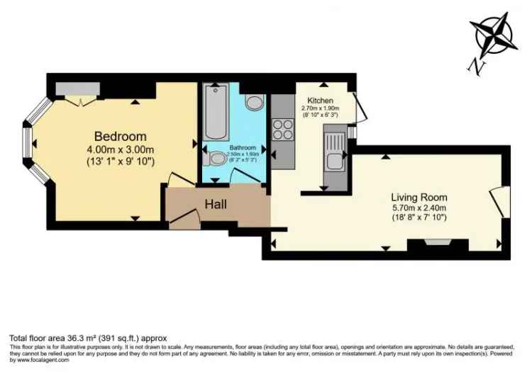 1 bedroom  Flat