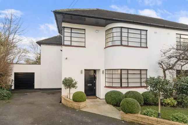 Semi-detached house for sale in Ossulton Way, Hampstead Garden Suburb N2