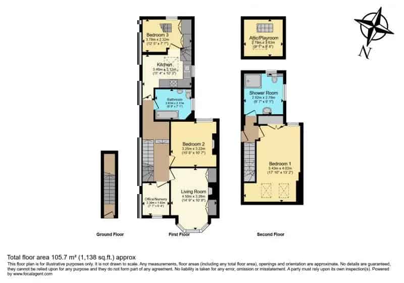 4 Bedroom Edwardian Maisonette Near Wendell Park
