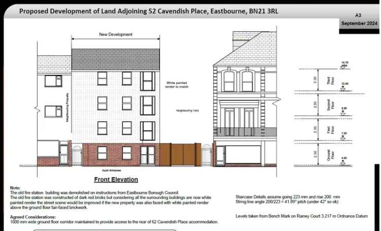 Eastbourne Development Opportunity 3 x 1 Bed  1 x Studio Apartments