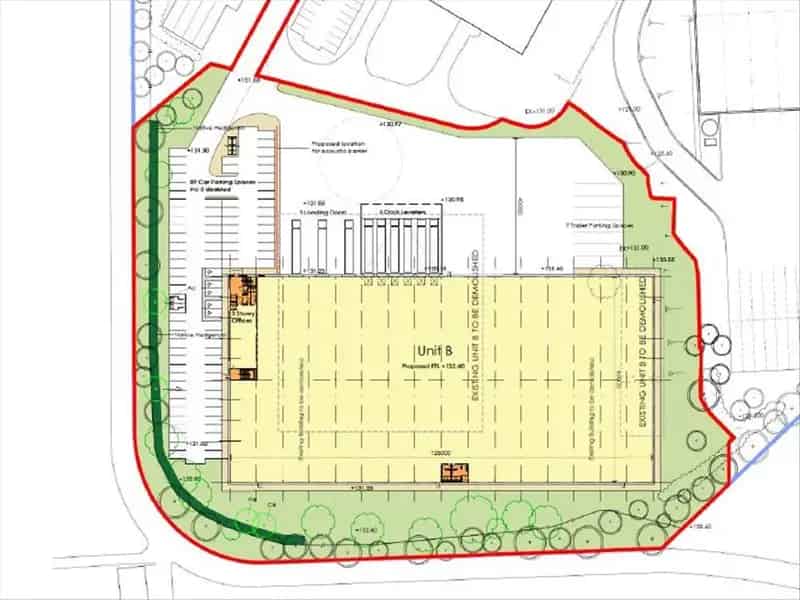 New Build Warehouse 87762 sq ft Birch Business Park Manchester
