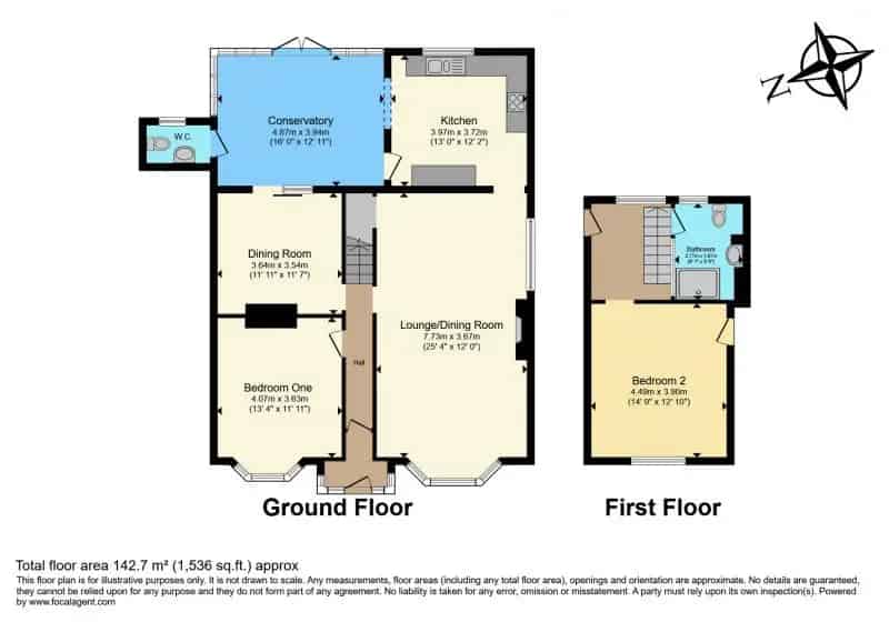 3 Bedroom Detached Bungalow Near Beach